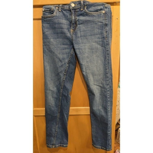 Levis 502 Regular Taper Jeans Boys 14 Reg‎ 27x27 Dark Wash Stretch Blue Denim